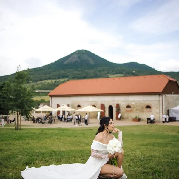 Nevěsta na louce pod Hazmburkem